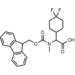 2-((((9H-Fluoren-9-yl)methoxy)carbonyl)(methyl)amino)-2-(4,4-difluorocyclohexyl)acetic acid|CS-1347477