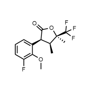 (3S,4S,5R)-3-(3-Fluoro-2-methoxyphenyl)-4,5-dimethyl-5-(trifluoromethyl)dihydrofuran-2(3H)-one|CS-1347553