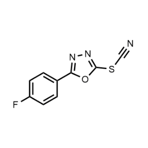 2-(4-Fluorophenyl)-5-thiocyanato-1,3,4-oxadiazole|CS-1347608