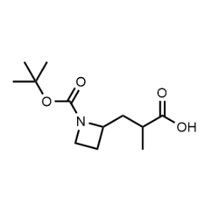 3-(1-(tert-Butoxycarbonyl)azetidin-2-yl)-2-methylpropanoic acid|CS-1347764