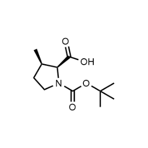 rel-1-(1,1-Dimethylethyl) (2R,3S)-3-methyl-1,2-pyrrolidinedicarboxylate|CS-1347864