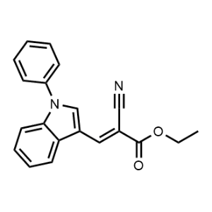 Ethyl (E)-2-cyano-3-(1-phenyl-1H-indol-3-yl)acrylate|CS-1347865