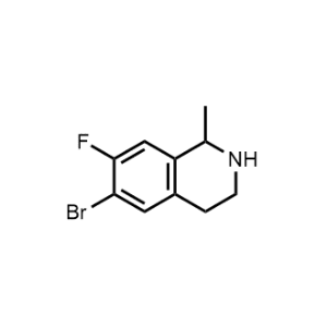 6-Bromo-7-fluoro-1-methyl-1,2,3,4-tetrahydroisoquinoline|CS-1347959