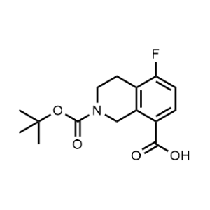 2-(tert-Butoxycarbonyl)-5-fluoro-1,2,3,4-tetrahydroisoquinoline-8-carboxylic acid|CS-1347972