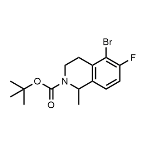 tert-Butyl 5-bromo-6-fluoro-1-methyl-3,4-dihydroisoquinoline-2(1H)-carboxylate|CS-1347979