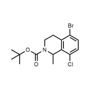 tert-Butyl 5-bromo-8-chloro-1-methyl-3,4-dihydroisoquinoline-2(1H)-carboxylate|CS-1347989