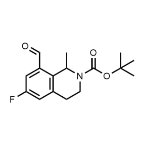 tert-Butyl 6-fluoro-8-formyl-1-methyl-3,4-dihydroisoquinoline-2(1H)-carboxylate|CS-1347990