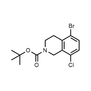 tert-Butyl 5-bromo-8-chloro-3,4-dihydroisoquinoline-2(1H)-carboxylate|CS-1348023
