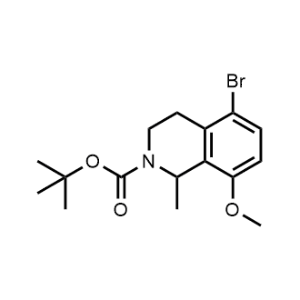 tert-Butyl 5-bromo-8-methoxy-1-methyl-3,4-dihydroisoquinoline-2(1H)-carboxylate|CS-1348026