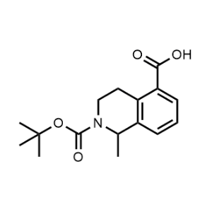 2-(tert-Butoxycarbonyl)-1-methyl-1,2,3,4-tetrahydroisoquinoline-5-carboxylic acid|CS-1348029