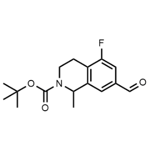 tert-Butyl 5-fluoro-7-formyl-1-methyl-3,4-dihydroisoquinoline-2(1H)-carboxylate|CS-1348034