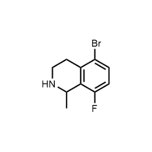 5-Bromo-8-fluoro-1-methyl-1,2,3,4-tetrahydroisoquinoline|CS-1348036