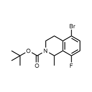tert-Butyl 5-bromo-8-fluoro-1-methyl-3,4-dihydroisoquinoline-2(1H)-carboxylate|CS-1348038
