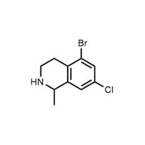 5-Bromo-7-chloro-1-methyl-1,2,3,4-tetrahydroisoquinoline|CS-1348039
