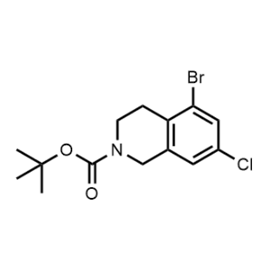 tert-Butyl 5-bromo-7-chloro-3,4-dihydroisoquinoline-2(1H)-carboxylate|CS-1348040
