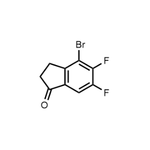 4-Bromo-5,6-difluoro-2,3-dihydro-1H-inden-1-one|CS-1348121