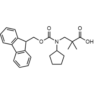 3-((((9H-Fluoren-9-yl)methoxy)carbonyl)(cyclopentyl)amino)-2,2-dimethylpropanoic acid|CS-1348122