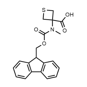 3-((((9H-Fluoren-9-yl)methoxy)carbonyl)(methyl)amino)thietane-3-carboxylic acid|CS-1348130