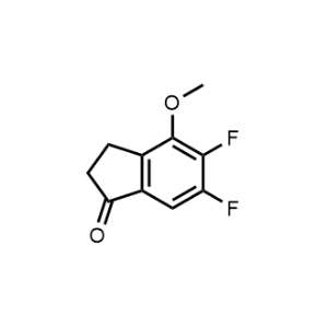 5,6-Difluoro-4-methoxy-2,3-dihydro-1H-inden-1-one|CS-1348139