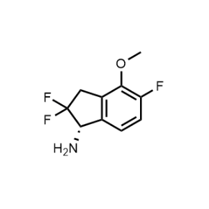 (S)-2,2,5-Trifluoro-4-methoxy-2,3-dihydro-1H-inden-1-amine|CS-1348151