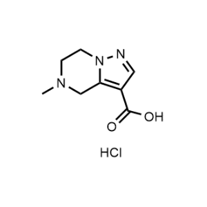 5-Methyl-4,5,6,7-tetrahydropyrazolo[1,5-a]pyrazine-3-carboxylic acid hydrochloride|CS-1348379