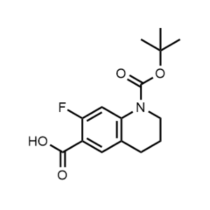 1-(tert-Butoxycarbonyl)-7-fluoro-1,2,3,4-tetrahydroquinoline-6-carboxylic acid|CS-1348396