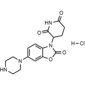 3-(2-Oxo-6-(piperazin-1-yl)benzo[d]oxazol-3(2H)-yl)piperidine-2,6-dione hydrochloride|CS-1348407