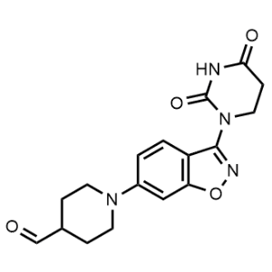 1-(3-(2,4-Dioxotetrahydropyrimidin-1(2H)-yl)benzo[d]isoxazol-6-yl)piperidine-4-carbaldehyde|CS-1348412