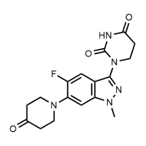 1-(5-Fluoro-1-methyl-6-(4-oxopiperidin-1-yl)-1H-indazol-3-yl)dihydropyrimidine-2,4(1H,3H)-dione|CS-1348413