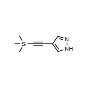 4-((Trimethylsilyl)ethynyl)-1H-pyrazole|CS-1348495