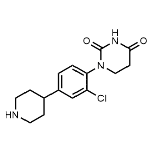 1-(2-Chloro-4-(piperidin-4-yl)phenyl)dihydropyrimidine-2,4(1H,3H)-dione|CS-1348636