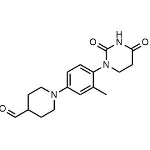 1-(4-(2,4-Dioxotetrahydropyrimidin-1(2H)-yl)-3-methylphenyl)piperidine-4-carbaldehyde|CS-1348644