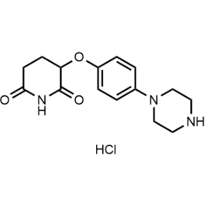 3-(4-(Piperazin-1-yl)phenoxy)piperidine-2,6-dione hydrochloride|CS-1348646