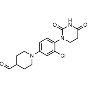 1-(3-Chloro-4-(2,4-dioxotetrahydropyrimidin-1(2H)-yl)phenyl)piperidine-4-carbaldehyde|CS-1348654