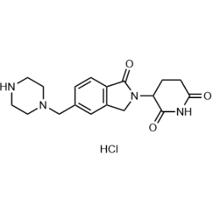 3-(1-Oxo-5-(piperazin-1-ylmethyl)isoindolin-2-yl)piperidine-2,6-dione hydrochloride|CS-1348665