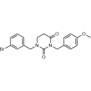 1-(3-Bromobenzyl)-3-(4-methoxybenzyl)dihydropyrimidine-2,4(1H,3H)-dione|CS-1348681