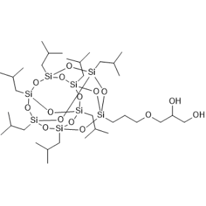 3-(3-(3,5,7,9,11,13,15-Heptaisobutyl-2,4,6,8,10,12,14,16,17,18,19,20-dodecaoxa-1,3,5,7,9,11,13,15-octasilapentacyclo[9.5.1.13,9.15,15.17,13]icosan-1-yl)propoxy)propane-1,2-diol|CS-1348943