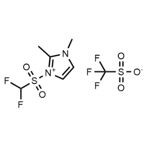 3-((Difluoromethyl)sulfonyl)-1,2-dimethyl-1H-imidazol-3-ium trifluoromethanesulfonate|CS-1349110