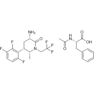 (3S,5S,6R)-3-Amino-6-methyl-1-(2,2,2-trifluoroethyl)-5-(2,3,6-trifluorophenyl)piperidin-2-one acetyl-L-phenylalaninate Atogipan impurity|CS-1349275
