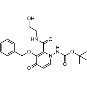 tert-Butyl (3-(benzyloxy)-2-((2-hydroxyethyl)carbamoyl)-4-oxopyridin-1(4H)-yl)carbamate Baloxavir Impurity|CS-1349276