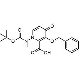 3-(Benzyloxy)-1-((tert-butoxycarbonyl)amino)-4-oxo-1,4-dihydropyridine-2-carboxylic acid Baloxavir impurity|CS-1349277