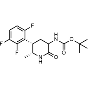 tert-Butyl ((5S,6R)-6-methyl-2-oxo-5-(2,3,6-trifluorophenyl)piperidin-3-yl)carbamate Atogipan impurity|CS-1349290