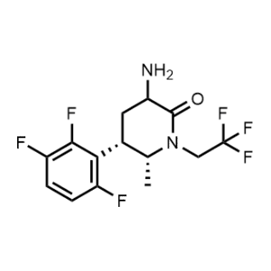 (5S,6R)-3-Amino-6-methyl-1-(2,2,2-trifluoroethyl)-5-(2,3,6-trifluorophenyl)piperidin-2-one Atogipan impurity|CS-1349308