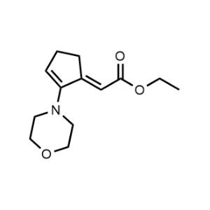 Ethyl-2-(2-morpholinocyclopent-2-en-1-ylidene)acetate|CS-1349356