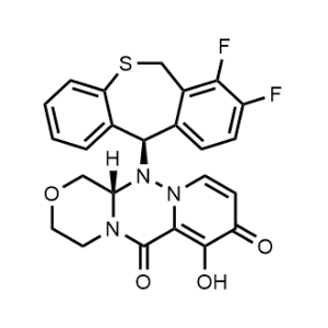 rel-(S)-12-((R)-7,8-Difluoro-6,11-dihydrodibenzo[b,e]thiepin-11-yl)-7-hydroxy-3,4,12,12a-tetrahydro-1H-[1,4]oxazino[3,4-c]pyrido[2,1-f][1,2,4]triazine-6,8-dione Baloxavir impurity|CS-1349390