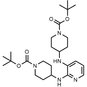 di-tert-Butyl 4,4'-(pyridine-2,3-diylbis(azanediyl))bis(piperidine-1-carboxylate) Remegpam impurity|CS-1349579
