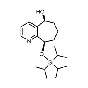 (5S,9R)-9-((Triisopropylsilyl)oxy)-6,7,8,9-tetrahydro-5H-cyclohepta[b]pyridin-5-ol Remegpam impurity|CS-1349670