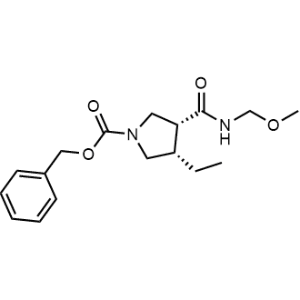 Benzyl (3S,4R)-3-ethyl-4-((methoxymethyl)carbamoyl)pyrrolidine-1-carboxylate Upatini impurity|CS-1349801