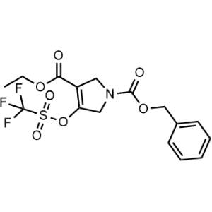 1-Benzyl 3-ethyl 4-(((trifluoromethyl)sulfonyl)oxy)-2,5-dihydro-1H-pyrrole-1,3-dicarboxylate Upatini impurity|CS-1349805