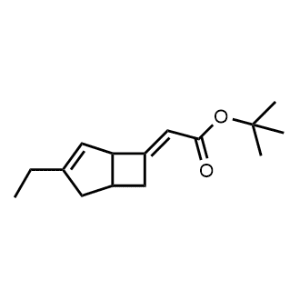tert-Butyl 2-(3-ethylbicyclo[3.2.0]hept-3-en-6-ylidene)acetate Milobahim impurity|CS-1349809